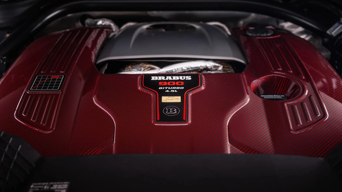 Brabus P900 Rocket Edition g-wagon pickup engine
