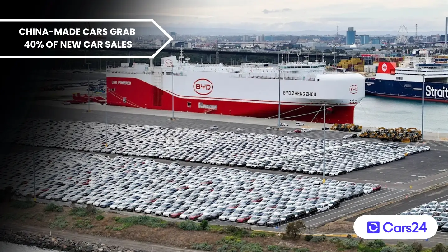 China-made cars grab nearly 40% of new car sales in Australia banner