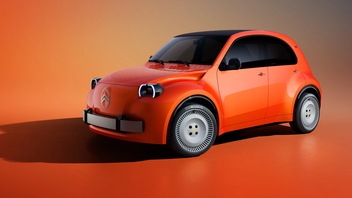 Citroen 2CV EV Concept exterior front side