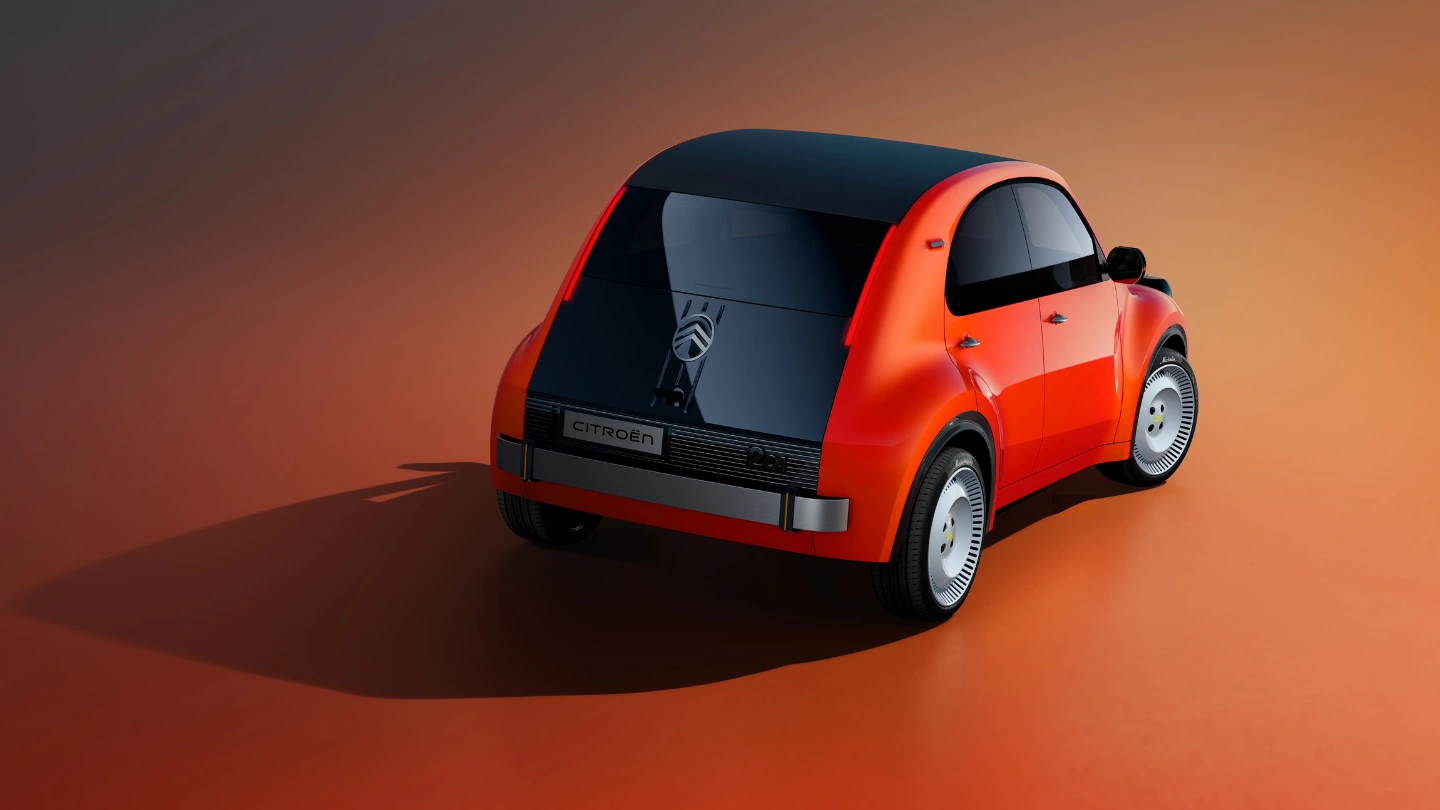 Citroen 2CV EV Concept exterior rear side