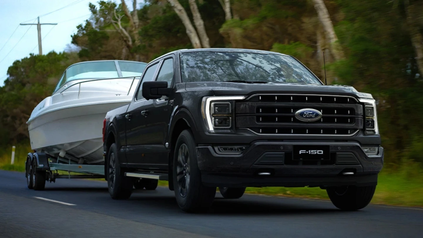 Ford F-150 Lariat Black Edition limited-stock exterior front