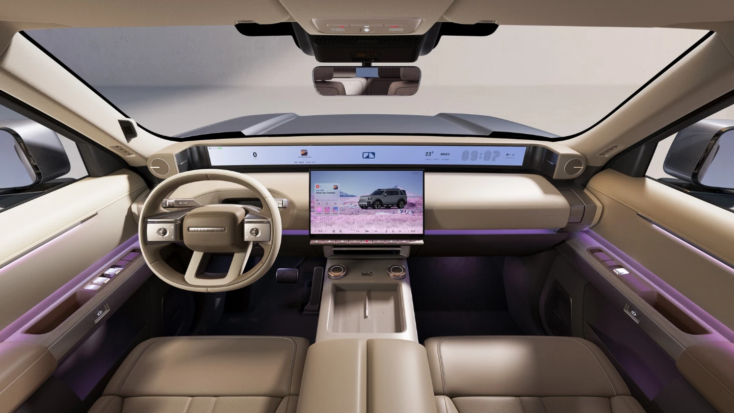 Freelander 8 SUV interior cockpit