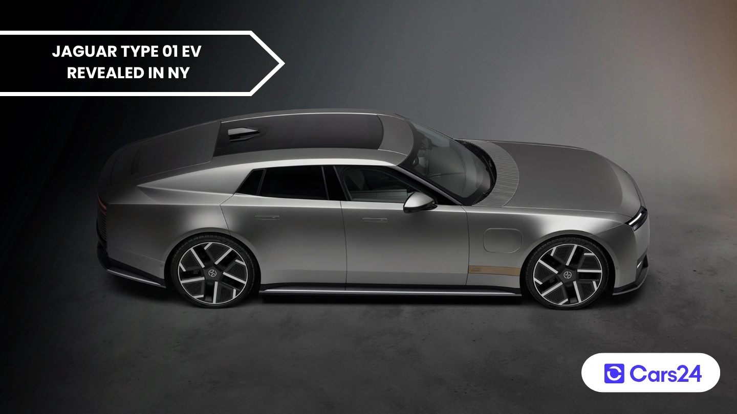 Jaguar Type 01 EV revealed in NY to spearhead brands reboot banner