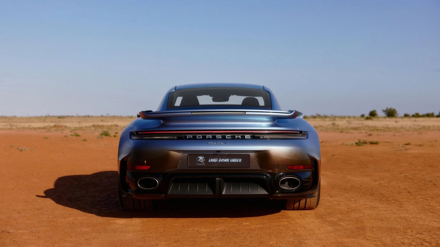 One-off Porsche 911 Turbo S Land Down Under exterior rear