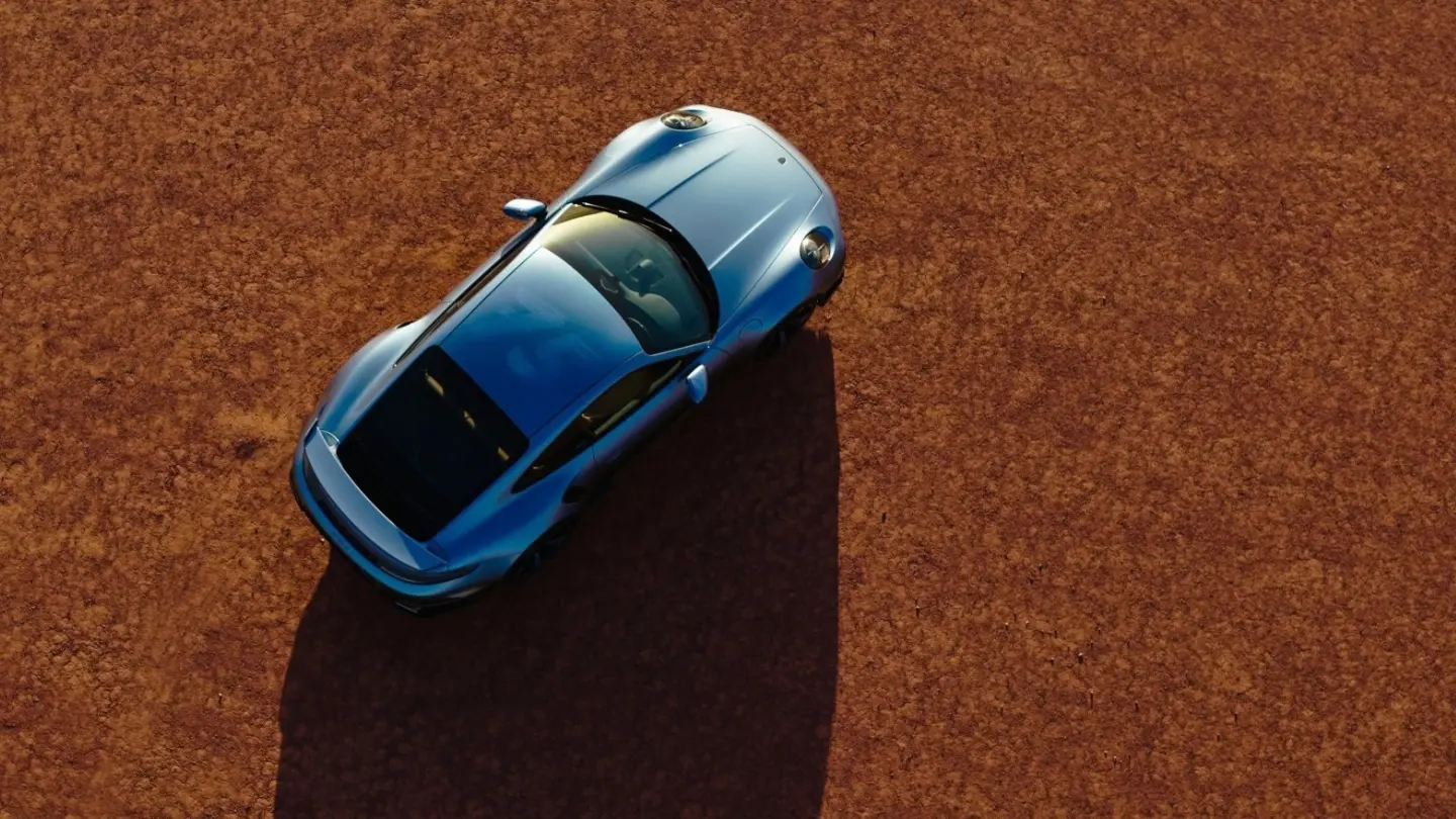 One-off Porsche 911 Turbo S Land Down Under exterior top view