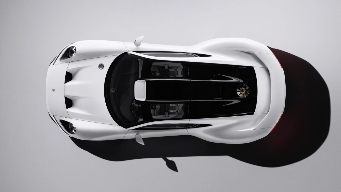 Porsche Mission S concept exterior top view