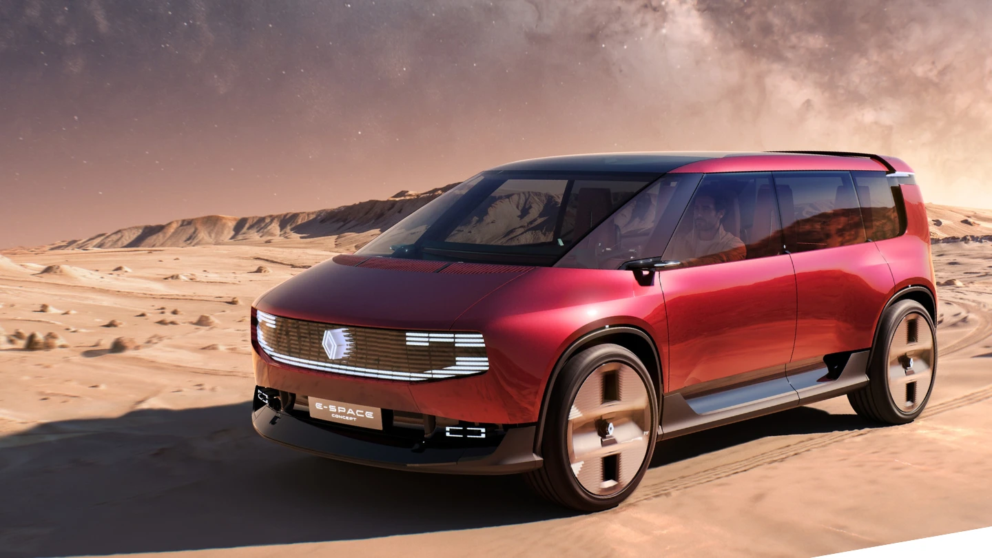 Renault E-Space concept first photo teaser