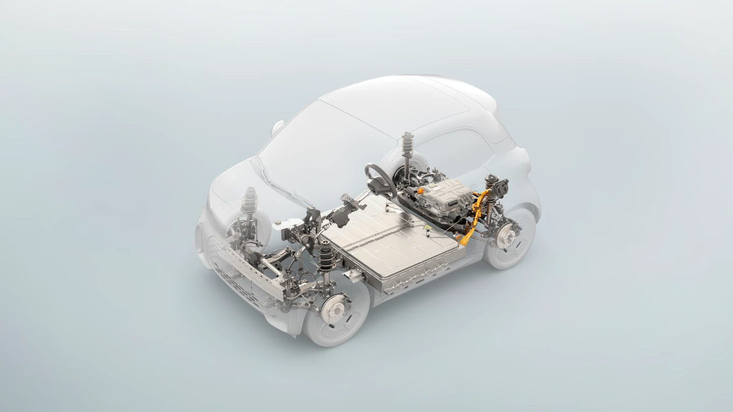 Smart #2 EV Electric Compact Architecture ECA platform