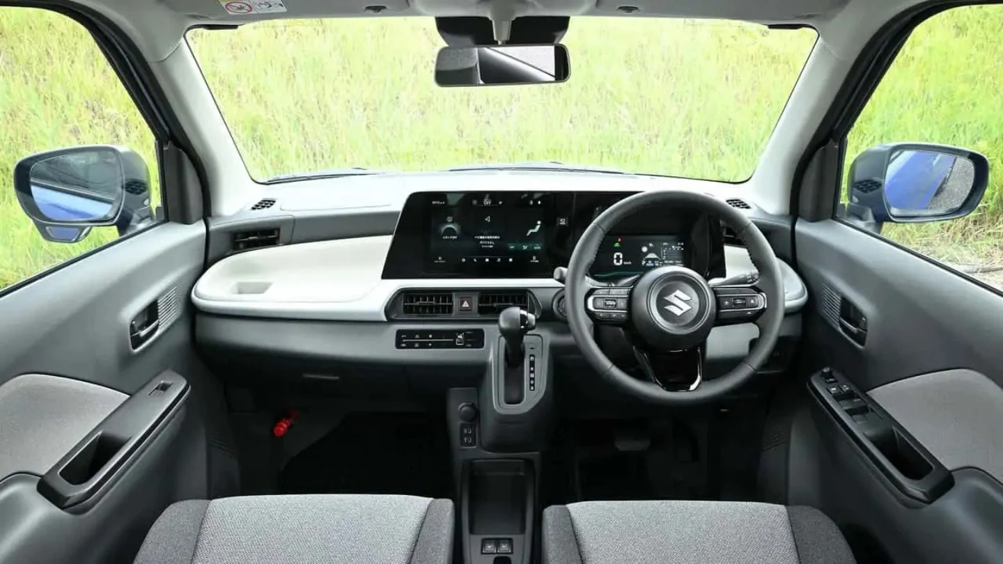 Suzuki eSky electric kei car interior cockpit