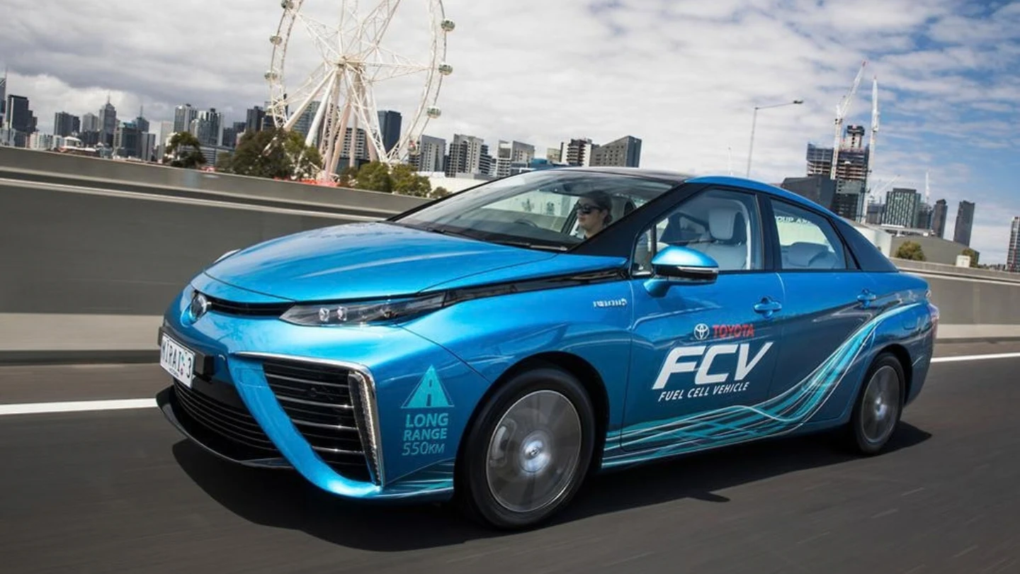Toyota Mirai FCV hydrogen sedan