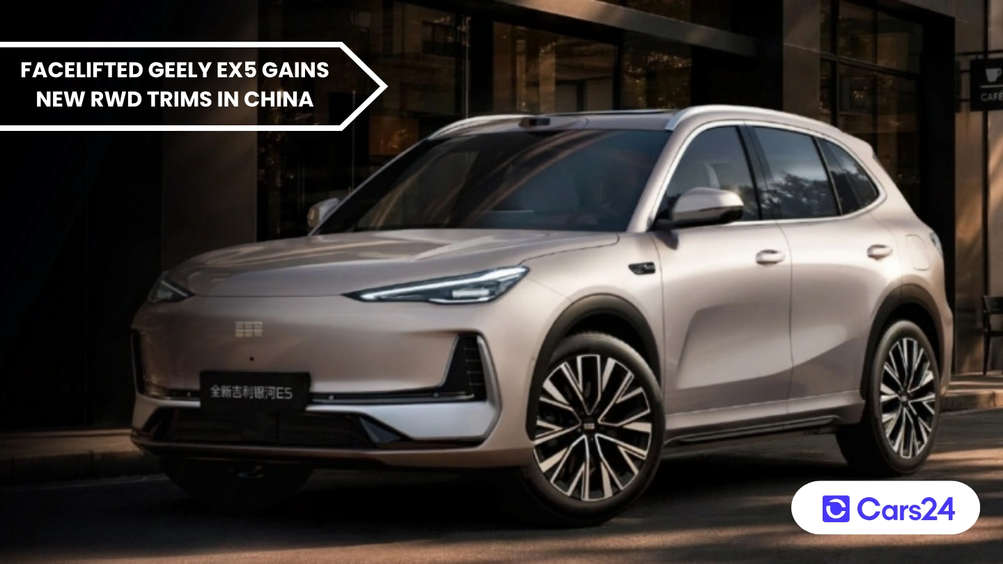 Updated Geely EX5 lineup gains RWD and 800V tech in China banner