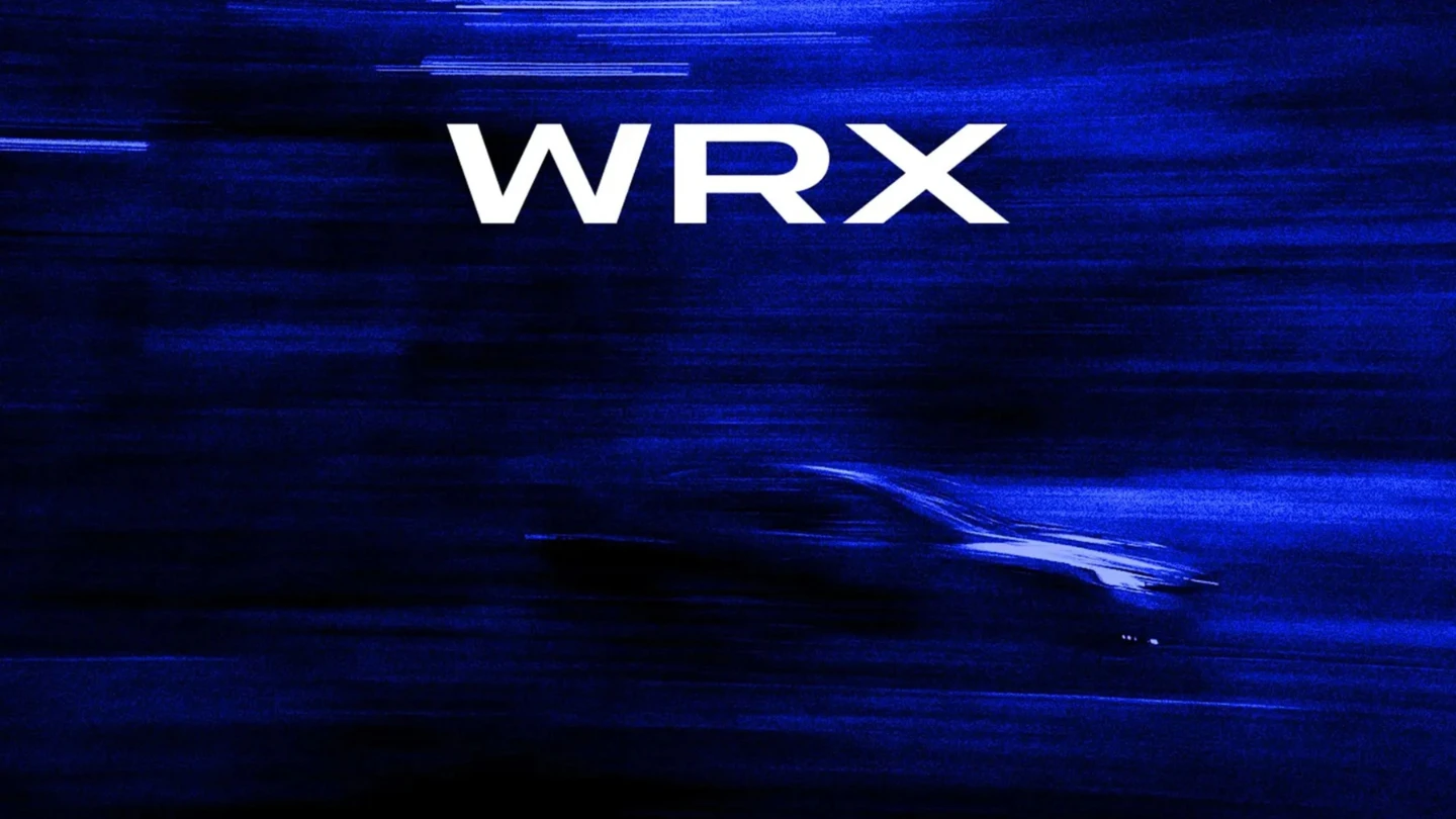 subaru wrx with sti TY85 six speed manual teaser